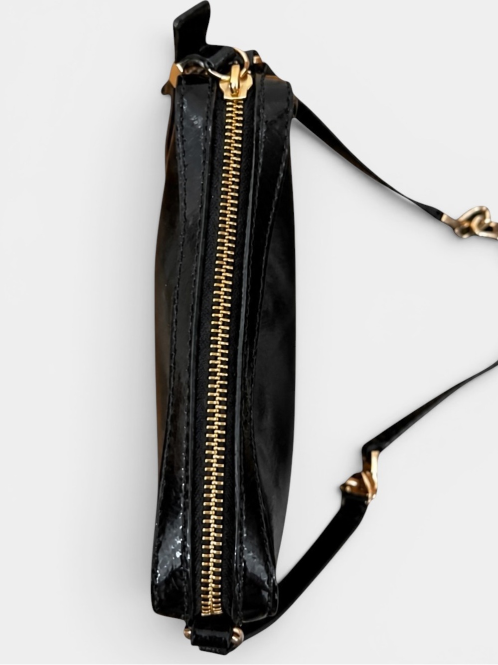 Kate Spade Highliner Clover Black Leather Crossbody Bag with Storybook Lining - Picture 7 of 14